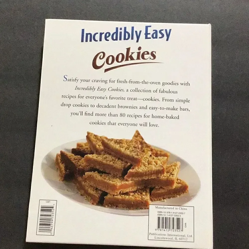 Cookbook Favorite brand incredibly easy cookies